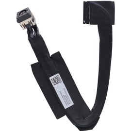 Deal4GO GDS70 DC-in Power Jack Cable Power-Adapter port 6CG68 DC301017C00 replacement for Dell Alienware X17 R1 X17 R2, Black