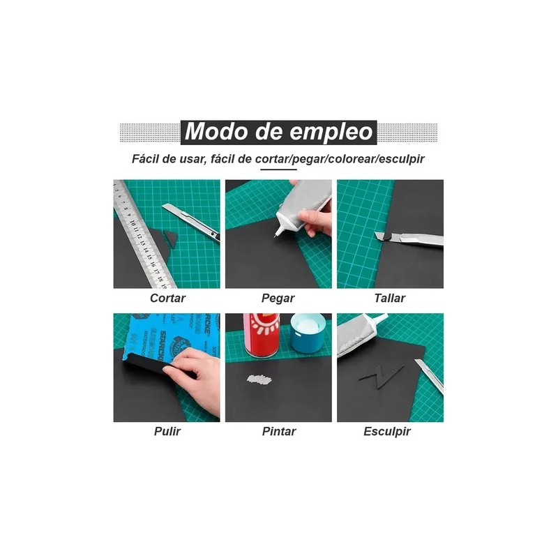 Lamina Espuma Pvc Carton Pluma Foamboard Corte 70x50cm 5 Pzs