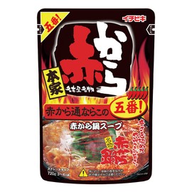 Ichibiki Red Nabe Soup No. 5, 25.4 oz (720 g)