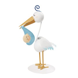 Stork Blue, Approx. 18 cm, Metal