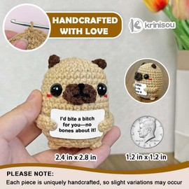 Krinisou Funny Gifts for Best Friend Women, Work Bestie Friendship Brithday Gift, Sisters Gifts from Sister, Unique Small Cute Valentines Galentines Prensent for Her BFF