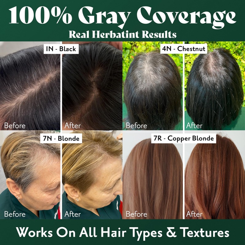 Herbatint Permanent Hair Dye For Women - 4N Chestnut -