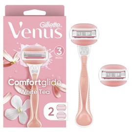 Gillette Venus Gillette Venus ComfortGlide White Tea Women's Razor - 1 Handle + 2 Refills