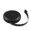 Body Measuring Tape, Retractable Sewing Tailor Tape, 150cm Black Dual