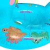 Grupo Carnavallia Inflable Dinosaurio Bebé Flotador C/ Asiento Azul Salvavidas