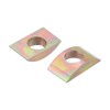 sourcing map 30pcs M10 Half Moon Nuts Washers, Iron Solid