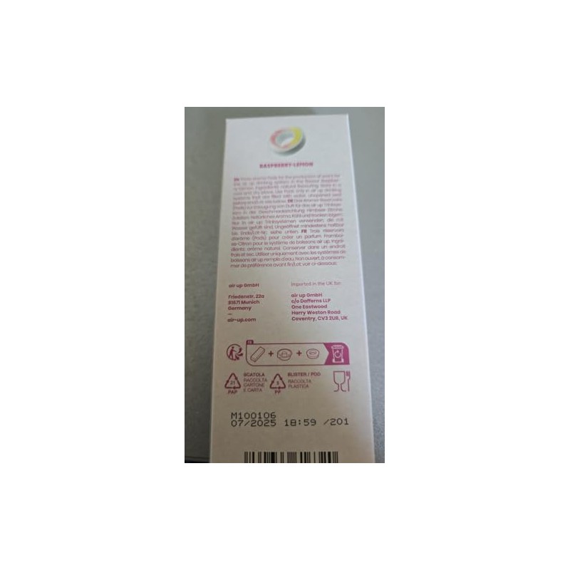 Generisch 3 x Pod Raspberry Lemon Original Water Bottle Accessories