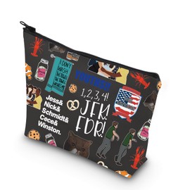 Girl TV Show Inspired Gift TV Series Cosmetic Bag Moonwalking Girl Tv Sitcom Gift for Women (BLK- Youths Bag CA)