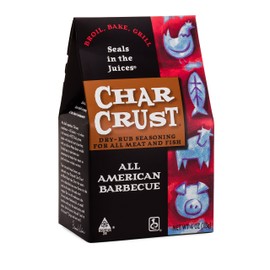 Char Crust Dry-Rub Seasoning, All American BBQ, 4-Ounce (Pack of 6)