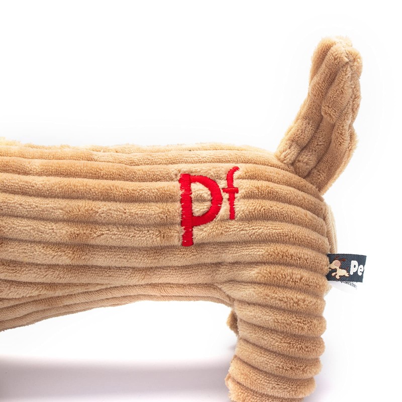Petface Dougie Deli Cord, Plush Puppy Dog Toy
