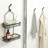 DaskFire Screw-in Coat Hooks for Towels and Robes, Black Showerroom