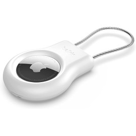 Belkin AirTag Case Keychain Wire Ring White MSC009btWH