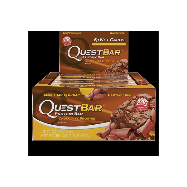 Quest Protein Bar Chocolate Brownie Box (12 bars x 60 grams)