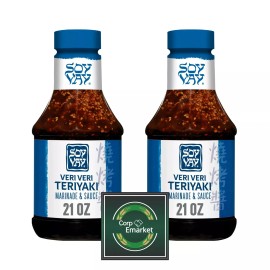 Soy Vay Veri Veri Teriyaki Marinade and Sauce, 21 fl oz x 2 packs