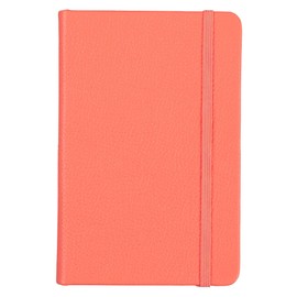 Leatherpress Classic Leather Notebook Writing Journal, Hardcover, Elastic Closure Narrow Ruled Pages, Inspire Collection