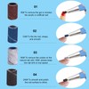 400pcs Sanding Bands with 2 Nail Drill Bits for Manicure