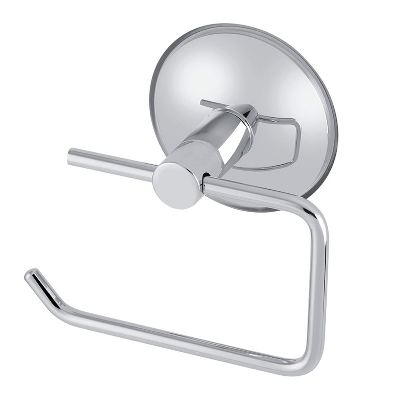 HAOHIZE Suction Cup Toilet Roll Paper,Stainless Steel Bathroom Toilet Suction