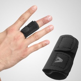 Sports Finger Protector Finger Sleeve Finger Protector Sports Protector Basketball Protector Baseball Protector Tennis Protector Daily Protection Black double/M 3ea