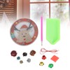 Rhinestone Painting Christmas Cute Elk Pendant DIY Relaxing Ornaments for