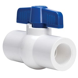 Homewerks VBVP40B4B Ball Valve, PVC Schedule 40 x Female Thread, 3/4-Inch, 0.75-Inch, Blue