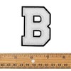 Letter B - 2-1/2" Chenille Stitch Varsity Iron-On Patch by