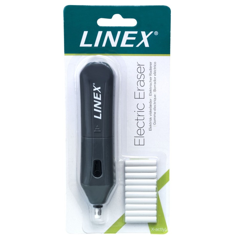 Linex 400098690 Electric Eraser Pack of 10)