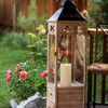 7LinRay 4" x 10" Large Outdoor Flameless Candle with Remote