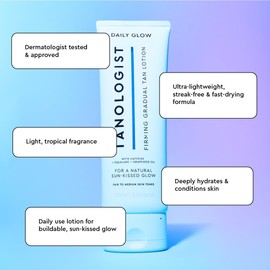 Tanologist Firming Daily Glow Body Lotion- Light To Medium, 8.45 fl. oz/250 ml Tube