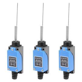 uxcell ME-8169 Cat Whisker Flexible Coil Spring Momentary Limit Switch 1NC+1NO 3Pcs for CNC Mill 3D Printer Door Switch