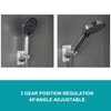 GwernKB Strong Adhesive Shower Head Holder,2 Pack Adjustable No Drilling