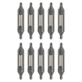 Pxyelec HSS Combined Center Drill Countersink 60 Degree Angle Bit Set Tool 4.0mm x 10mm 10pcs