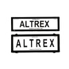 Altrex Number Plate Protectors Hsv/fpv Premium Black No Lines *NSW