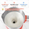Stainless Steel Milk Frother for Coffee, 3-in-1 Electric Milk Warmer