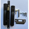 Security Screen Door Lock Hinged Black - Without Cylinder