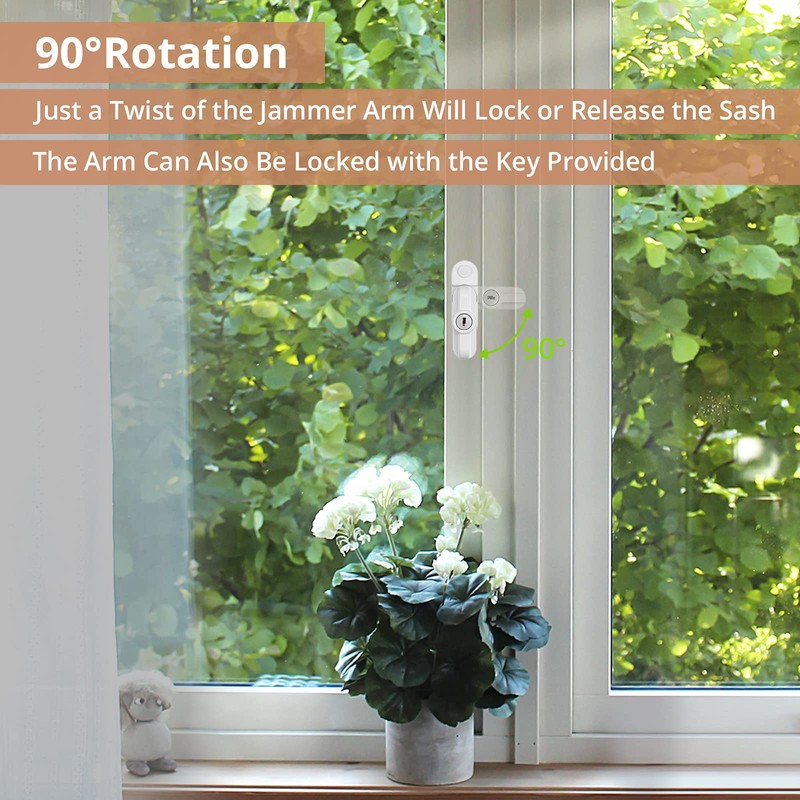 Safe Window Lock Window Locks Window Door Restrictor Sash Jammer