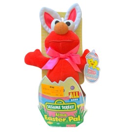 Fisher-Price Fisher Price Vtg Sesame Street Elmo Easter Pal Plush Stuffed Toy Toys R Us