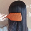 Scalp Massage Wooden Wood Paddle Brush Square Hair Care / 두피마사지 원목 우드 패들 브러쉬 사각 헤어 관리