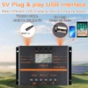 Solar Controller 80A 12V / 24V Battery Charge Regulator Auto