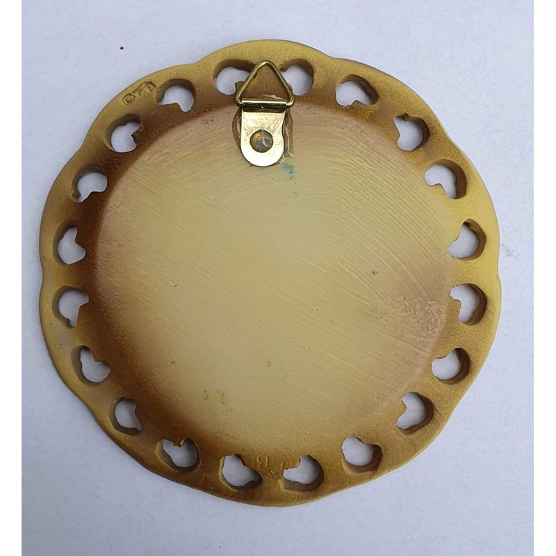 Wood Style Decorative Plate Detailing London Skyline: Big Ben, Tower