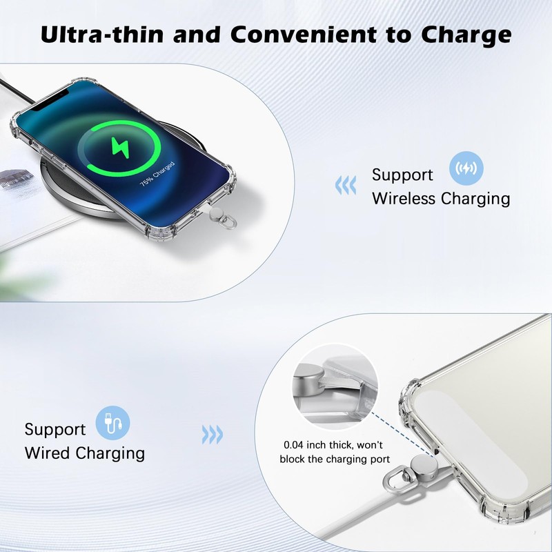 MoKo 2 Pack Phone Tether Tab, Rotatable 360° Phone Lanyard