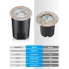 LEONLITE 7W Well Lights Landscape LED In Ground, 12-24V AC/DC