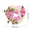 Artificial Heart Shaped Wreaths Wedding Wreaths Fake Flowers Decoration for