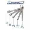Fermentaholics Mini Measuring Spoons 5-Piece Set - Stainless Steel Spoons