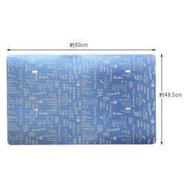 Wise VINT EC-010 Heating-related Goods, Blue, Approx. 31.5 x 19.2 inches (80 x 48.5 cm), Ascaping Panel for Outdoor Air Conditioner Units