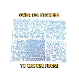 Marvin's Magic - Magic Foil Rainbow Stickers - Foil, Metallic & Holographic - Magical Art Supplies - 150 Stickers & More