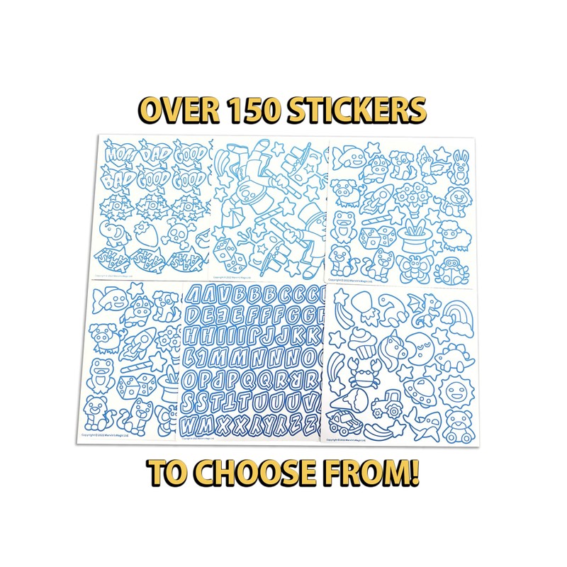 Marvin's Magic - Magic Foil Rainbow Stickers - Foil, Metallic