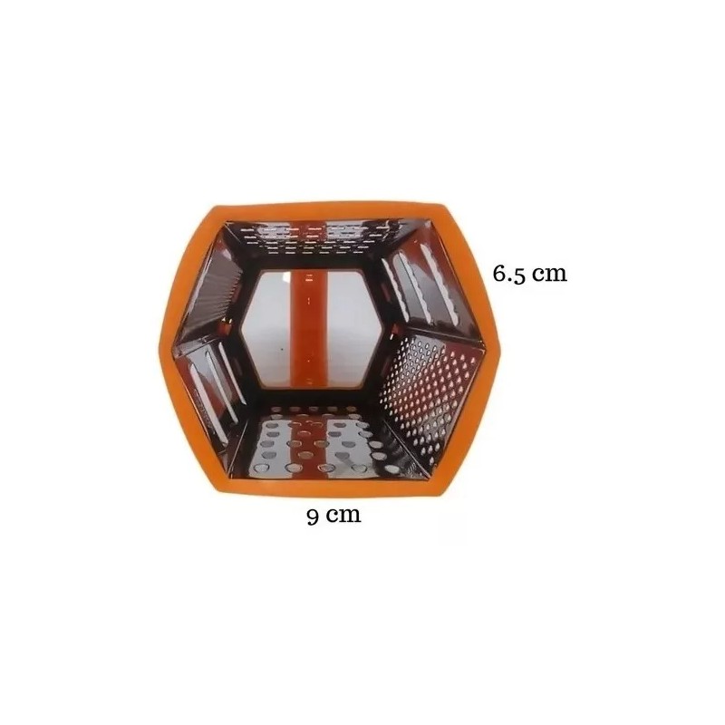 Grater Rallador Cocina Manual 6 Caras En 1 Acero Inoxidable