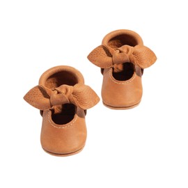 Freshly Picked Soft Sole Knotted Bow Moccasins Zion Size 3