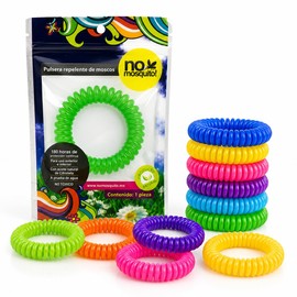 No Mosquito Pack Pulsera repelente de mosquitos Multicolor 10 piezas