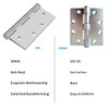 Hommyzone Heavy Duty Hinges,304 Stainless Steel Door Hinges 4-1/2 Inch,4.5"x